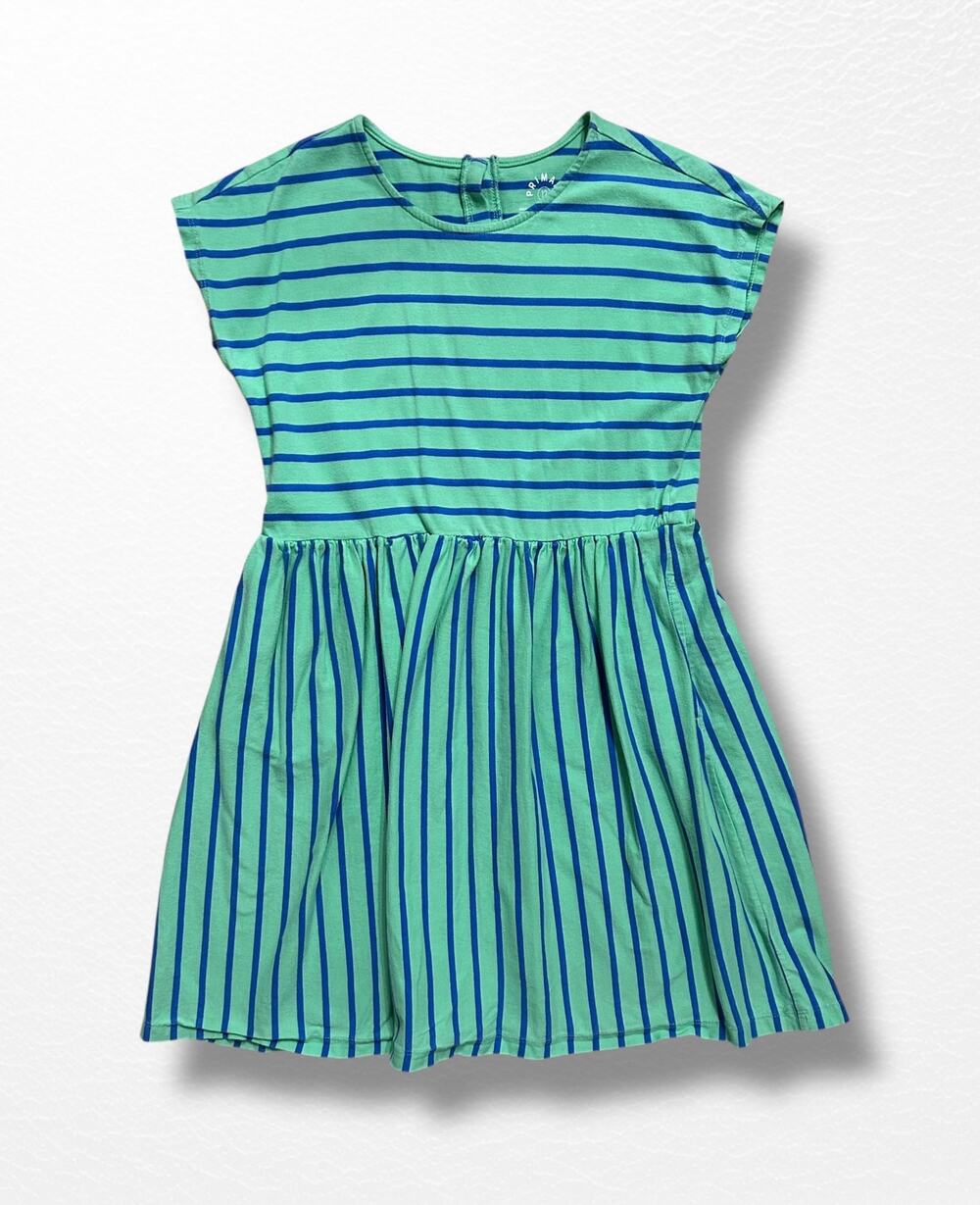 Primary Striped Pocket Dress, Size 12